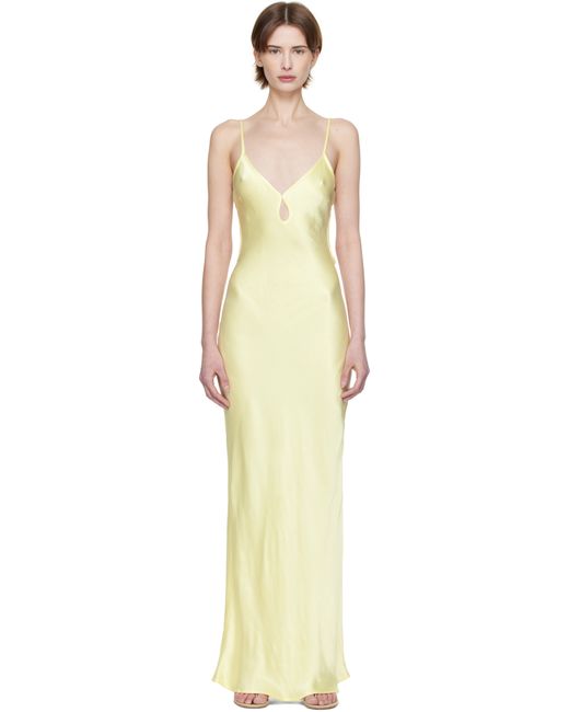 fitted lace wedding dress Cedar City Maxi Dress in Ice Yellow  Love it Loan it