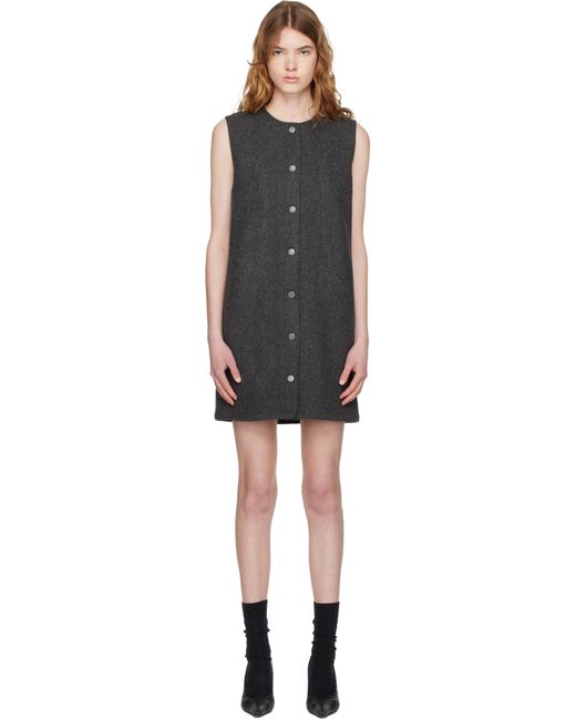 strapless open back dress A.P.C. red and white stripe cotton shirt dress – Filter store main image 0
