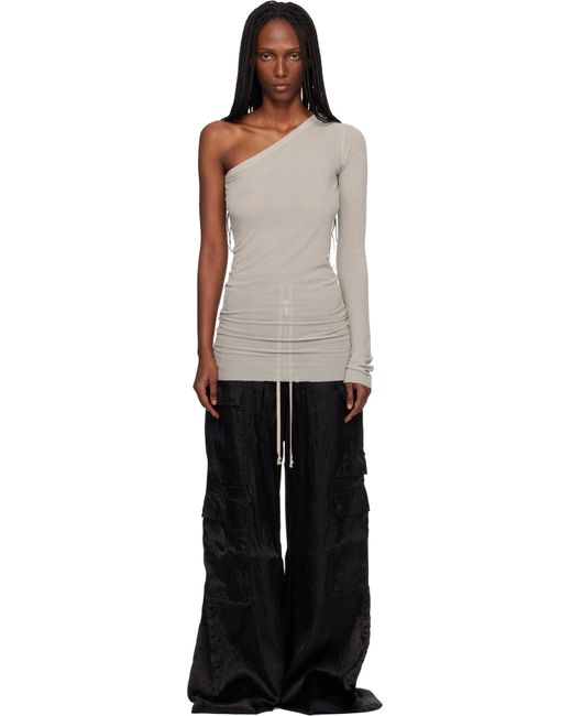 Rick Owens Lilies Off Amira Minidress in White | Stylemi