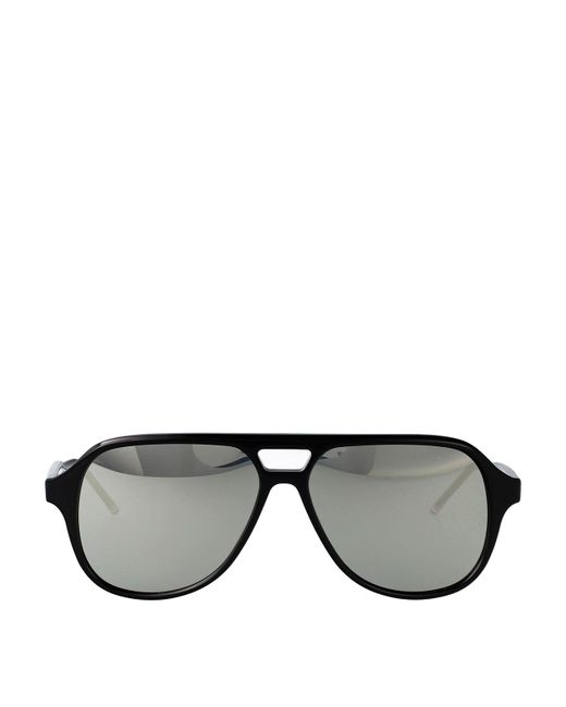 Thom Browne Women\'s Gray Patterned Sunglasses Thom Browne Women\ main image 3