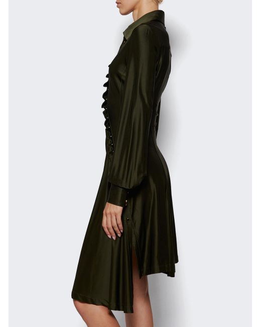 stretchy jersey dress Black Moss Midi Stretchy Slinky Jersey Dress, L main image 0