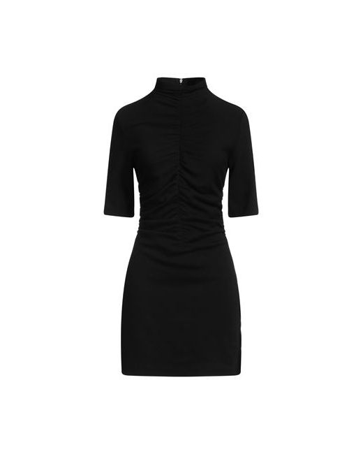 princess polly baby blue dress Black MissPap Long Sleeve Leather Look Mini Dress main image 1