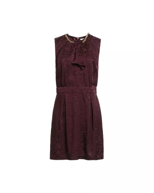 Elisabetta Franchi layered mini dress in Black | Stylemi
